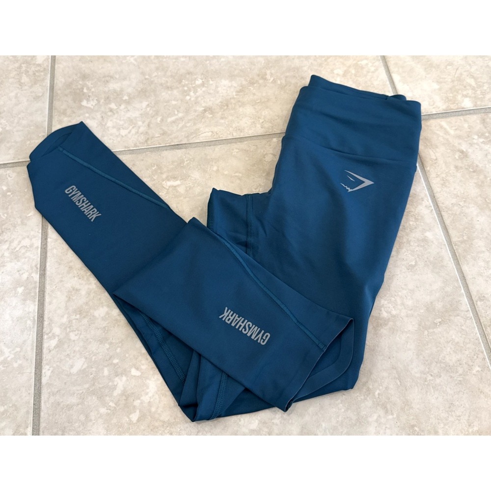 NWOT Gymshark Speed Training leggings size XS Niagara Teal Green Blue‎ B1A1Y